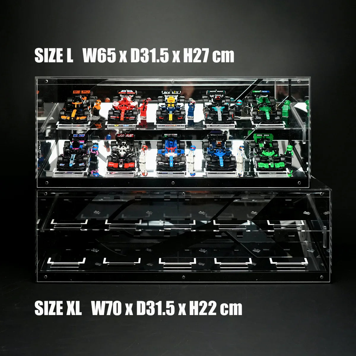 Speed Champions F1 Racing Model Display Case